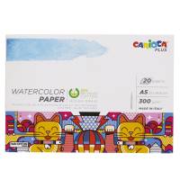 Album acquerello - A5 - 300 gr - 20 fogli - Plus - Carioca - 45224 - 8003511452247 - DMwebShop