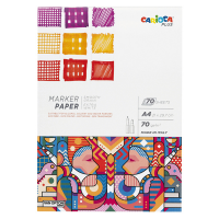 Album disegno pennarello - A4 - 70 gr - 50 fogli - Plus - Carioca - 45220 - 8003511452209 - DMwebShop