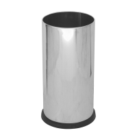 Portaombrelli Steel - con vaschetta interna - Ø 24 cm - H 49 cm - 22 lt - acciaio lucido - Stilcasa - 581/A - 8033630001385 - DMwebShop