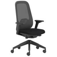 Poltrona semidirezionale Joga - nero - Unisit - JON/SN - DMwebShop