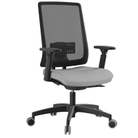 Poltrona semidirezionale X-Pro - c- braccioli - grigio - Unisit - XPA/BR2D/OI - DMwebShop