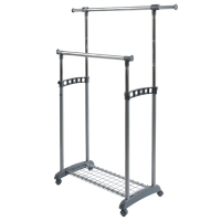 Appendiabiti su ruote Gastone - 2 barre - Perfetto - 0511A - 8000957051119 - DMwebShop
