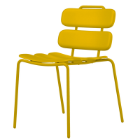 Seduta collettivita' Lemon - senza braccioli - giallo - Unisit - LEM/giallo - 8059513463057 - DMwebShop