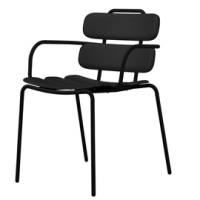 Seduta collettivita' Lemon con braccioli - nero - Unisit - LEB/nero - 8059513463026 - DMwebShop