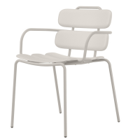 Seduta collettivita' Lemon con braccioli - Avorio - Unisit - LEB/avorio - 8059513463002 - DMwebShop