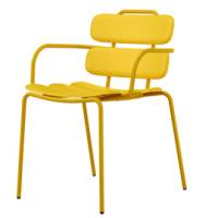 Seduta collettivita' Lemon con braccioli - giallo - Unisit - LEB/giallo - 8059513463019 - DMwebShop