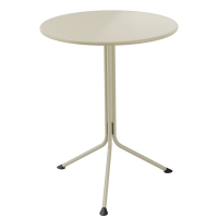 Tavolo basso ribaltabile tondo Lemon - 75 x 59 cm - avorio - Unisit - LETR7R/BI - DMwebShop