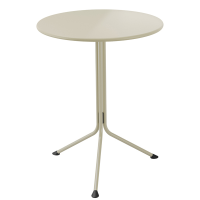Tavolo basso ribaltabile tondo Lemon - 75 x 59 cm - avorio - Unisit - LETR7R/BI - DMwebShop