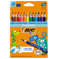 Matita colorata Evolution Triangle - colori assortiti - conf. 12 pezzi - Bic - 82973511 Bic Kids - 3086124001632 - DMwebShop