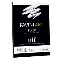 Album collato Black - A4 - 320 gr - 10 fogli- Favini Art - A42A104 - 8007057110265 - DMwebShop
