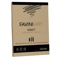 Album collato Kraft - A4 - 120 gr - 50 fogli - Favini Art - A420554 - 8007057110272 - DMwebShop