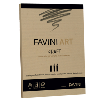 Album collato Kraft - A4 - 120 gr - 50 fogli - Favini Art - A420554 - 8007057110272 - DMwebShop