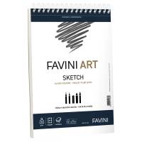 Album spiralato Sketch - 23 x 29,7 cm - 90 gr - 40 fogli - Favini Art - A290454 - 8007057110302 - DMwebShop