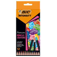 Matita Intensity Wood Premium - colori assortiti - conf. 12 pezzi - 951844 Bic - 3086123651968 - DMwebShop