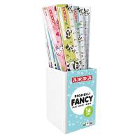 Righelli Fancy - 16 cm - fantasie assortite - barattolo 24 pezzi - Arda - R17DBAR - 8003438032614 - DMwebShop