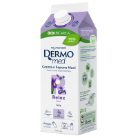 Ricarica crema di sapone mani - carton box - 900 ml - iris - Dermomed - CSBOX2063 - 8050999570932 - DMwebShop