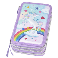 Astuccio 3 zip Unicorn Edition - Faber Castell - 573040 - 4005405730404 - DMwebShop