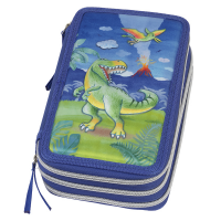 Astuccio 3 zip Dinosaur Edition - Faber Castell - 573041 - 4005405730411 - DMwebShop