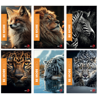 Maxiquaderno Be More Wild - A4 - 36+2 fogli - 100 gr - 1 rigo - con margine - BM - 0120562 - 8008234205620 - DMwebShop
