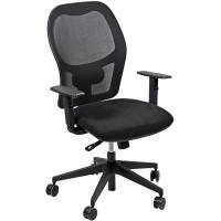 Seduta operativa Hubble HUHU - 4 blocchi - con braccioli regolabili - nero - Unisit - HUHU/BR/TN - DMwebShop