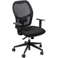 Seduta operativa Hubble HUHU - 4 blocchi - con braccioli regolabili - nero - Unisit - HUHU/BR/TN - DMwebShop