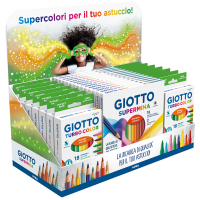 Espositore 15 astucci Supermina + 14 astucci Turbo Color - Giotto - F938300 - 8000825013768 - DMwebShop