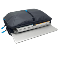 Borsa sleeve Kosmo - 3 scomparti - 41 x 31 x 5 cm - tessuto - nero - City Time - 81288 - 8007509108109 - DMwebShop