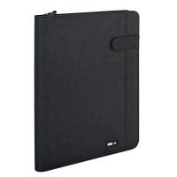Portablocco Flap - tessuto - nero - A4 - City Time - 61917 - 8002787619170 - DMwebShop