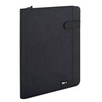 Portablocco Flap - tessuto - nero - A4 - City Time - 61917 - 8002787619170 - DMwebShop