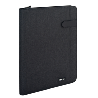 Portablocco Flap - tessuto - nero - A4 - City Time - 61917 - 8002787619170 - DMwebShop