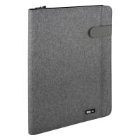 Portablocco Flap - tessuto - grigio - A4 - City Time - 61918 - 8002787619187 - DMwebShop