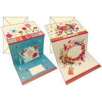 Biglietto Buon Compleanno - 2 soggetti assortiti - conf. 12 pezzi - Kartos - 07564801 - 8009162375089A - DMwebShop