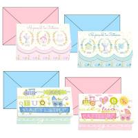 Biglietto auguri Battesimo - 4 soggetti assortiti - conf. 24 pezzi - Kartos - 17848510 - 8009162376208A - DMwebShop