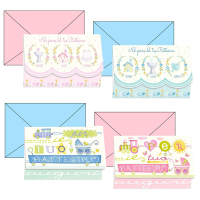 Biglietto auguri Battesimo - 4 soggetti assortiti - conf. 24 pezzi - Kartos - 17848510 - 8009162376208A - DMwebShop