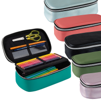 Portapenne ovale XL - 13 x 22 x 7 cm - colori assortiti - conf. 12 pezzi - Favorit - 400184017 - 8006779050972 - DMwebShop
