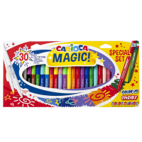 Pennarello Magic Markers - punta 6 mm - colori assortiti - conf. 30 pezzi - Carioca - 43183 - 8003511431839 - DMwebShop