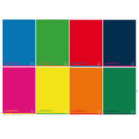 Maxiquaderno Colours - A4 - 1 rigo - con margine - 42 fogli - 80 gr - Pigna - 02308750C - 8005235187665 - DMwebShop