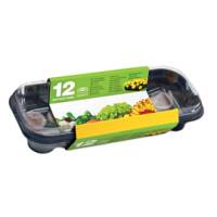 Serra con coperchio - con 12 pastiglie torba - 27 x 12 cm - Cwr - 12929 - 8718734420149 - DMwebShop