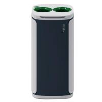 Cestino gettacarte Wastee - per raccolta differenziata - 60 lt - Verde-vetro - Kobra - WA-99.004 - 8026064990042 - DMwebShop