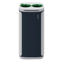 Cestino gettacarte Wastee - per raccolta differenziata - 60 lt - Verde-vetro - Kobra - WA-99.004 - 8026064990042 - DMwebShop