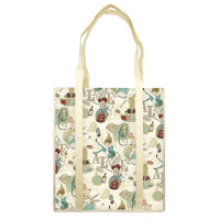 Shopper con manici - fantasia Alice - 35 x 40 x 8 cm - carta lavabile 100 gr - conf. 2 pezzi - Kartos - 10235300 - 8009162377359A - DMwebShop