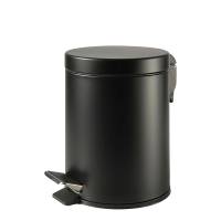 Pattumiera Premium - con pedale e vaschetta - 5 lt - nero satinato - Perfetto - 0446C - 8000957044630 - DMwebShop