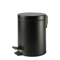 Pattumiera Premium - con pedale e vaschetta - 5 lt - nero satinato - Perfetto - 0446C - 8000957044630 - DMwebShop