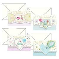 Biglietto auguri portasoldi Matrimonio 4 soggetti assortiti - 21319