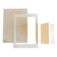 Cartoncino prefustellato 117 x 170 mm bianco martellato Kartos - 21172