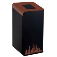 Gettacarte Rubik Evo per raccolta differenziata 80 lt marrone Medial 789299 - 23976