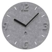 Orologio da parete effetto 3D diametro 30 cm PET grigio Alba HORPET G - 24187