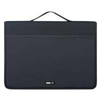 Portablocco Porter con manici tessuto nero - A4,21552