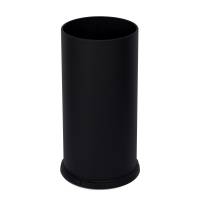 Portaombrelli Steel con vaschetta interna diametro 24 cm H 49 cm 22 lt acciaio nero Stilcasa 581 N - 24190