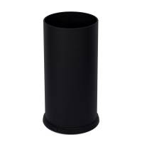 Portaombrelli Steel con vaschetta interna diametro 24 cm H 49 cm 22 lt acciaio nero Stilcasa 581 N - 24190